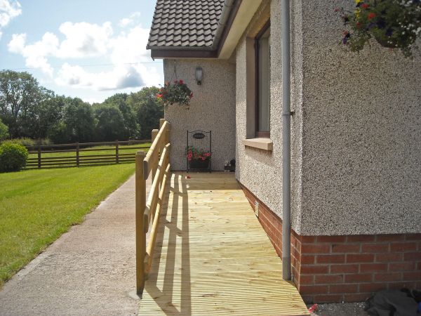 Hardwood Ramp Installation in Gaithersburg