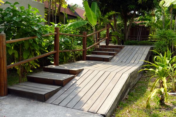 Wood Ramp Installation in Gaithersburg