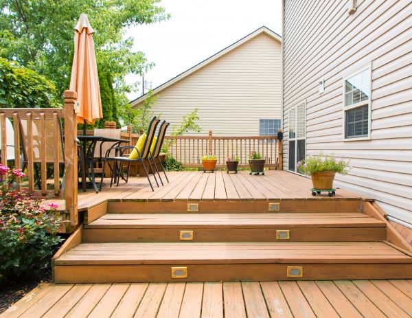 Wooden Patio Installation in Gaithersburg