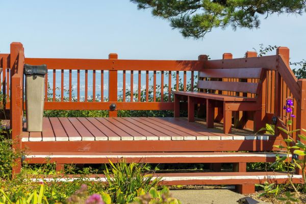 Redwood Deck Construction in Gaithersburg